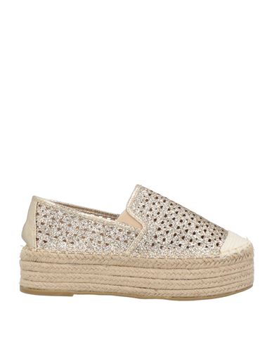 Vivian Woman Espadrilles Gold Size 6 Textile Fibers