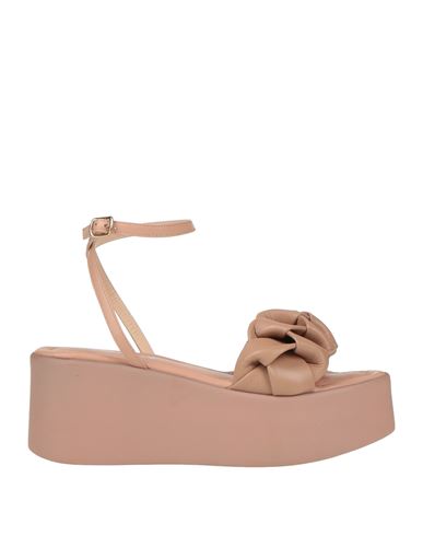 VIVIAN VIVIAN WOMAN SANDALS BLUSH SIZE 11 SOFT LEATHER 