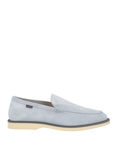 Hogan Man Loafers Sky Blue Size 9 Soft Leather