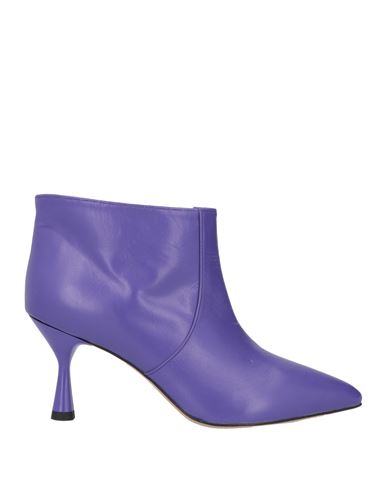 Islo Isabella Lorusso Woman Ankle Boots Purple Size 10 Soft Leather