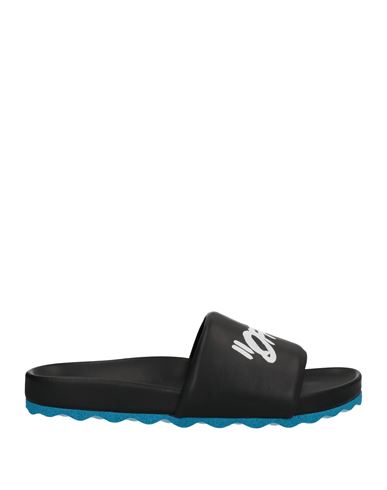 Off-white Man Sandals Black Size 13 Soft Leather