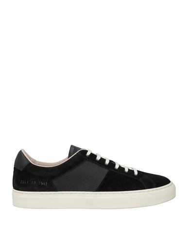 Shop Common Projects Man Sneakers Black Size 7 Soft Leather