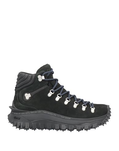 Moncler Man Ankle Boots Black Size 11 Soft Leather