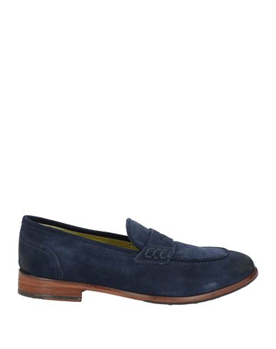 Jp/david Man Loafers Navy Blue Size 8 Soft Leather