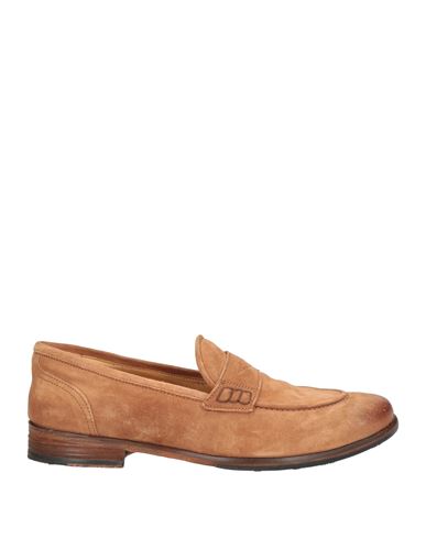 Jp/david Man Loafers Camel Size 7 Soft Leather In Beige