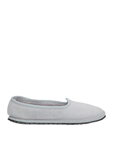 Vibi Venezia Woman Loafers Light Grey Size 10 Soft Leather