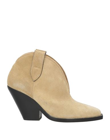 Isabel Marant Woman Ankle Boots Beige Size 5 Calfskin