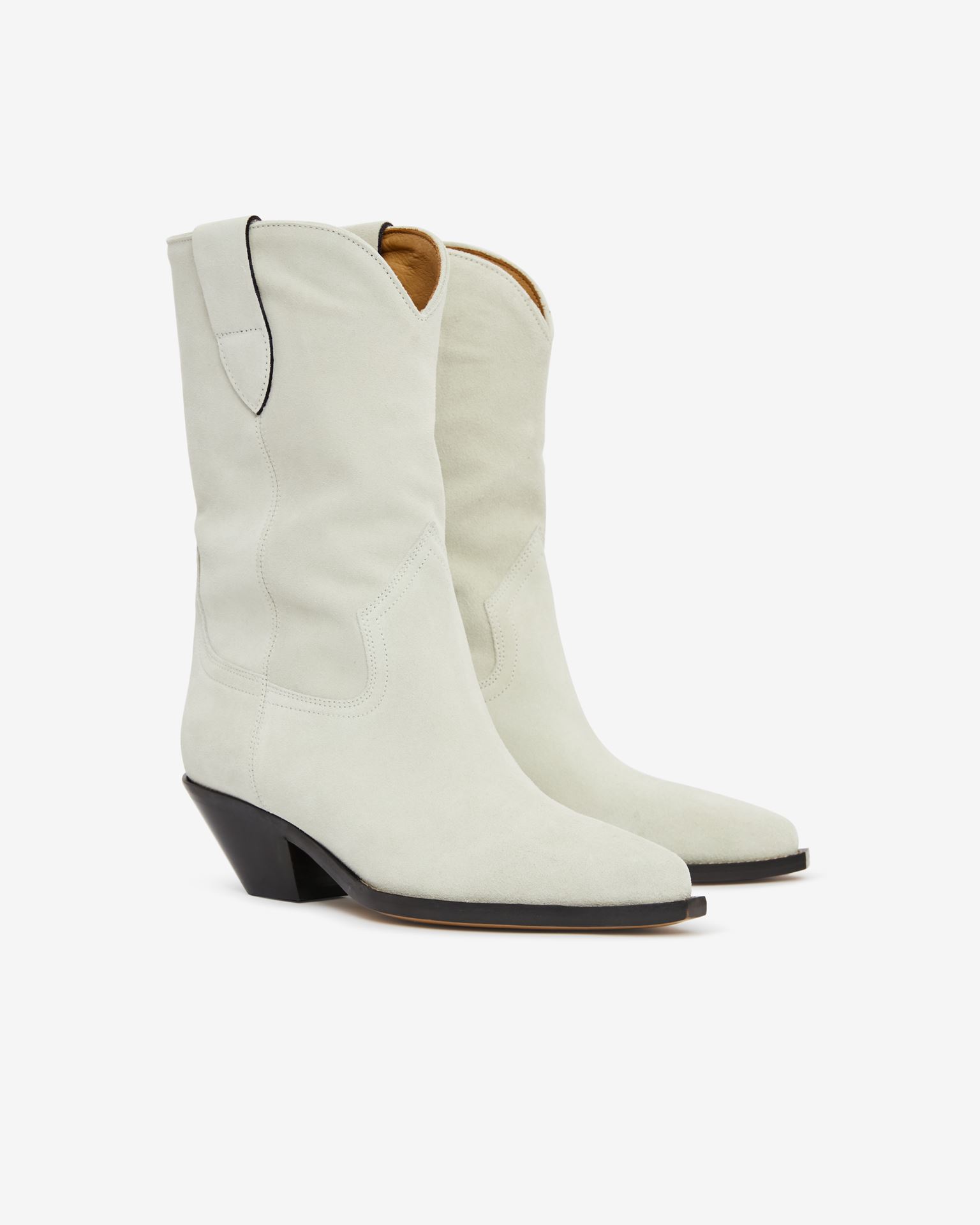 Isabel Marant, Dahope Suede Cowboy Boots - Women - White