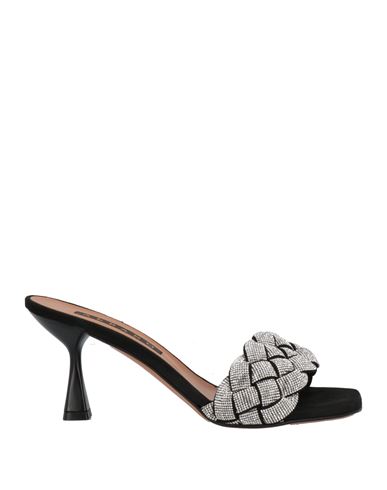 Albano Woman Sandals Black Size 11 Textile Fibers