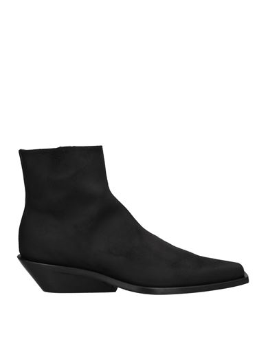 Ann Demeulemeester Man Ankle Boots Black Size 8 Soft Leather