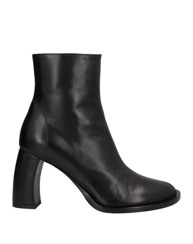 Shop Ann Demeulemeester Woman Ankle Boots Black Size 10 Soft Leather
