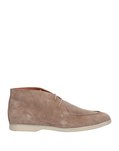 Shop Carpe Diem Man Ankle Boots Khaki Size 11 Soft Leather In Beige