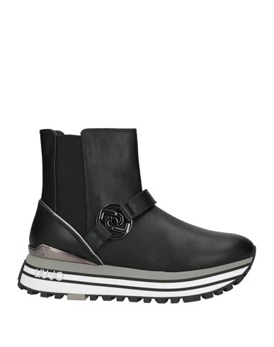 Liu •jo Woman Ankle Boots Black Size 5 Soft Leather