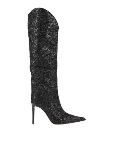 Alexandre Vauthier Woman Knee Boots Black Size 6 Textile Fibers