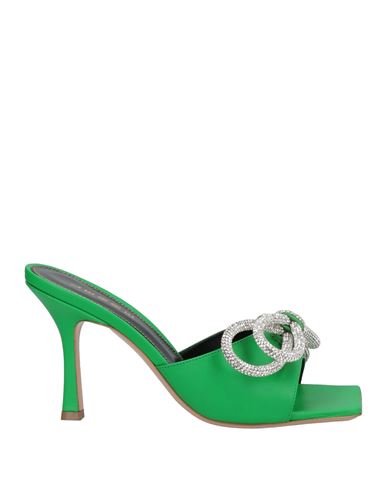 Lerre Woman Sandals Green Size 10 Soft Leather