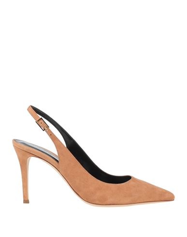 Lerre Woman Pumps Camel Size 10 Soft Leather In Beige