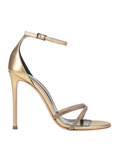 Lerre Woman Sandals Gold Size 10 Soft Leather
