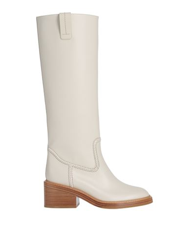 Chloé Woman Boot Off White Size 9 Soft Leather