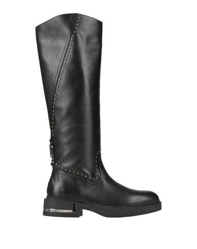 Liu •jo Woman Boot Black Size 6 Calfskin
