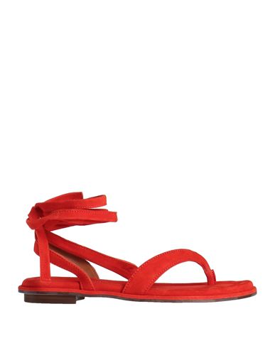 Billi Bi Copenhagen Woman Sandals Tomato Red Size 8 Soft Leather