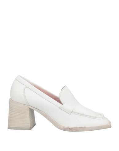 Lemaré Woman Loafers White Size 10 Soft Leather