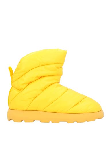 Piumestudio Luna Padded Ankle Boots In Yellow