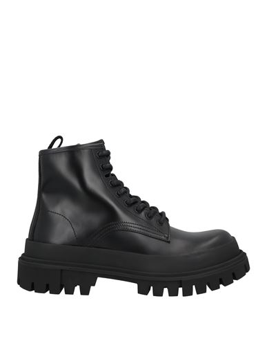 Shop Dolce & Gabbana Man Ankle Boots Black Size 8 Calfskin, Viscose