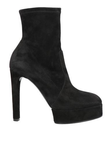 CASADEI CASADEI WOMAN ANKLE BOOTS BLACK SIZE 8 SOFT LEATHER