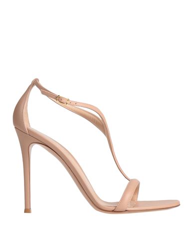 Gianvito Rossi Woman Sandals Blush Size 10 Soft Leather In Pink