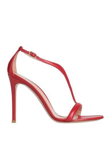 Gianvito Rossi Woman Sandals Red Size 11 Soft Leather