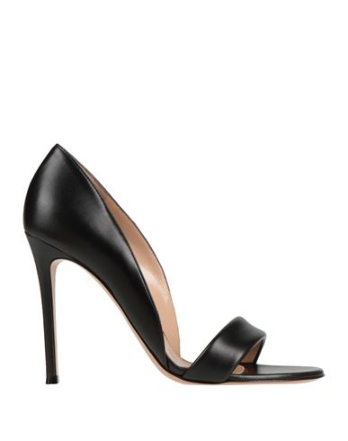 Gianvito Rossi Woman Sandals Black Size 9.5 Soft Leather