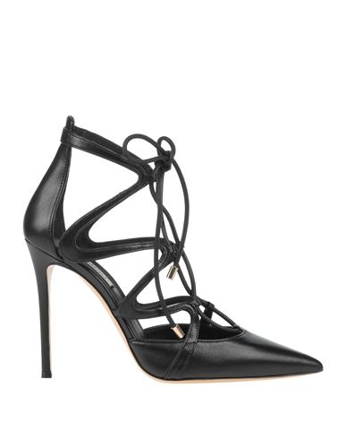 Ninalilou Woman Pumps Black Size 8 Soft Leather