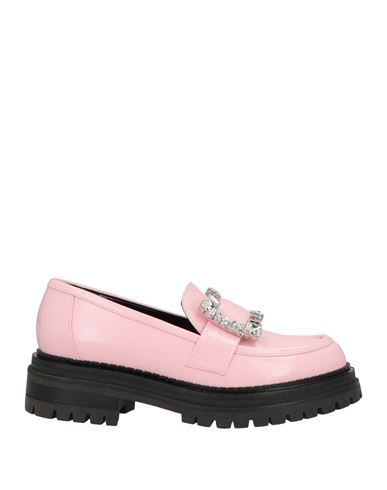 Sergio Rossi Woman Loafers Pink Size 6 Leather