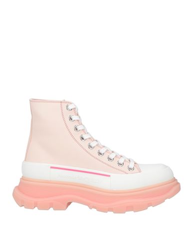 Alexander Mcqueen Woman Ankle Boots Light Pink Size 10 Calfskin