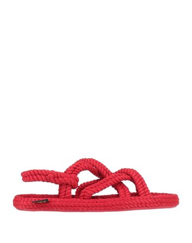 Bohonomad Woman Sandals Red Size 11 Textile Fibers