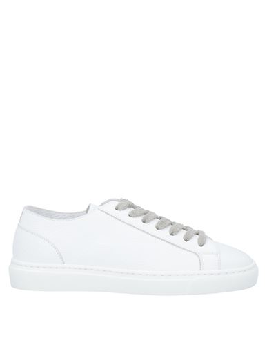 Shop Doucal's Woman Sneakers White Size 7.5 Soft Leather