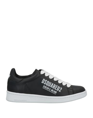Dsquared2 Woman Sneakers Black Size 9 Calfskin
