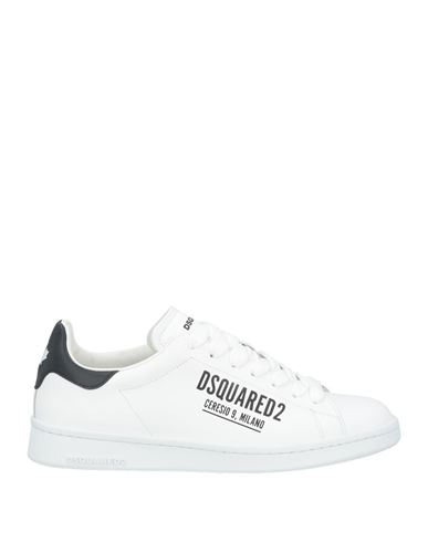 Dsquared2 Woman Sneakers White Size 7 Calfskin