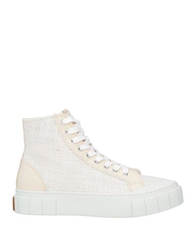 Goodnews Man Sneakers Cream Size 12 Textile Fibers In White