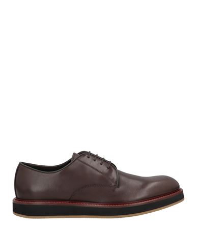 Attimonelli's Man Lace-up Shoes Dark Brown Size 13 Calfskin