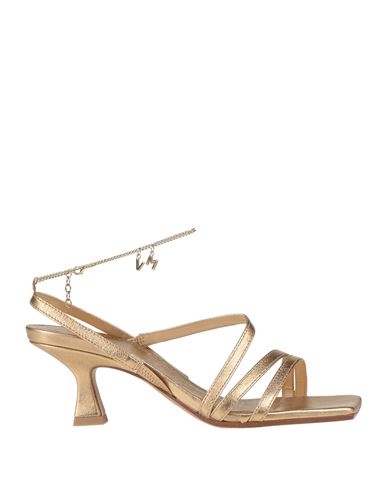 Vic Matie Vic Matiē Woman Sandals Gold Size 6 Soft Leather