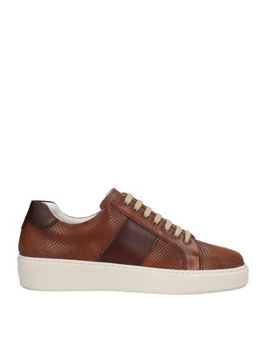 Attimonelli's Man Sneakers Brown Size 13 Soft Leather