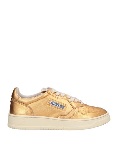 Autry Woman Sneakers Gold Size 8 Leather