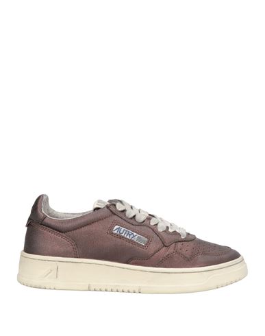 Autry Woman Sneakers Bronze Size 8 Leather
