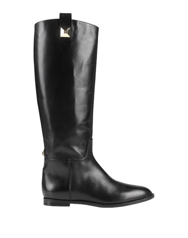 Elisabetta Franchi Woman Knee Boots Black Size 10 Soft Leather