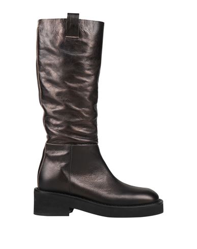 Mm6 Maison Margiela Woman Knee Boots Black Size 10 Soft Leather