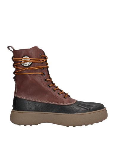Tod's X 8 Moncler Palm Angels Man Ankle Boots Dark Brown Size 9 Leather In Brown
