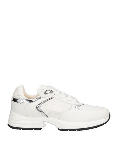 Giuseppe Zanotti Man Sneakers White Size 8 Soft Leather, Textile Fibers