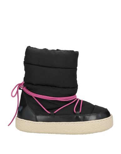 Isabel Marant Woman Ankle Boots Black Size 7 Leather, Textile Fibers