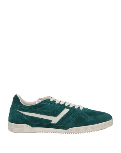 Tom Ford Man Sneakers Emerald Green Size 8 Soft Leather, Textile Fibers